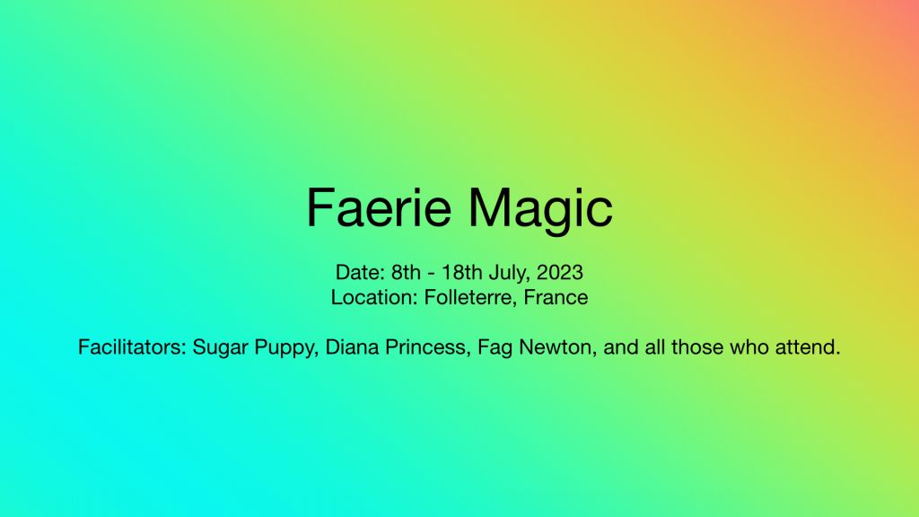 2023 Faerie Magic Gathering