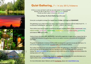 2013 Quiet Gathering 